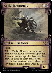 Orcish Bowmasters (Showcase Scrolls), Universes Beyond: The Lord of the Rings: Tales of Middle-earth