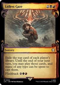 Lidless Gaze (Showcase Scrolls), Commander: The Lord of the Rings: Tales of Middle-earth
