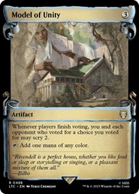 Model of Unity (Showcase Scrolls), Commander: The Lord of the Rings: Tales of Middle-earth