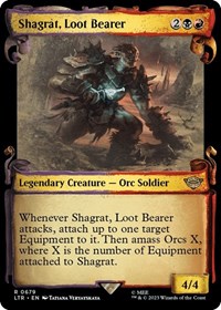Shagrat, Loot Bearer (Showcase Scrolls), Universes Beyond: The Lord of the Rings: Tales of Middle-earth