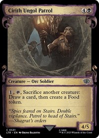 Cirith Ungol Patrol (Showcase Scrolls), Universes Beyond: The Lord of the Rings: Tales of Middle-earth