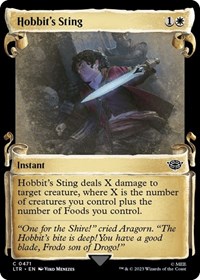 Hobbit's Sting (Showcase Scrolls), Universes Beyond: The Lord of the Rings: Tales of Middle-earth