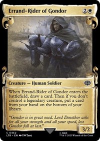 Errand-Rider of Gondor (Showcase Scrolls), Universes Beyond: The Lord of the Rings: Tales of Middle-earth