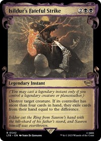 Isildur's Fateful Strike (Showcase Scrolls), Universes Beyond: The Lord of the Rings: Tales of Middle-earth