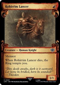 Rohirrim Lancer (Showcase Scrolls), Universes Beyond: The Lord of the Rings: Tales of Middle-earth