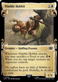 Nimble Hobbit (Showcase Scrolls), Universes Beyond: The Lord of the Rings: Tales of Middle-earth