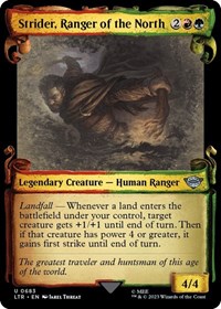 Strider, Ranger of the North (Showcase Scrolls), Universes Beyond: The Lord of the Rings: Tales of Middle-earth