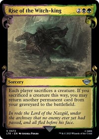 Rise of the Witch-king (Showcase Scrolls), Universes Beyond: The Lord of the Rings: Tales of Middle-earth