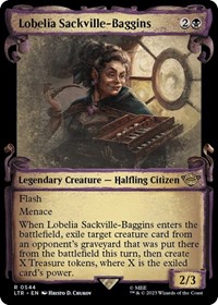 Lobelia Sackville-Baggins (Showcase Scrolls), Universes Beyond: The Lord of the Rings: Tales of Middle-earth