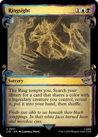 Ringsight (Showcase Scrolls), Universes Beyond: The Lord of the Rings: Tales of Middle-earth