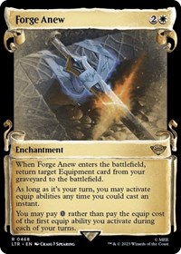 Forge Anew (Showcase Scrolls), Universes Beyond: The Lord of the Rings: Tales of Middle-earth