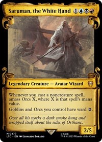 Saruman, the White Hand (Showcase Scrolls), Commander: The Lord of the Rings: Tales of Middle-earth