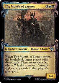 The Mouth of Sauron (Showcase Scrolls), Universes Beyond: The Lord of the Rings: Tales of Middle-earth