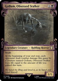 Gollum, Obsessed Stalker (Showcase Scrolls), Commander: The Lord of the Rings: Tales of Middle-earth