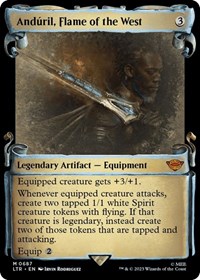 Anduril, Flame of the West (Showcase Scrolls), Universes Beyond: The Lord of the Rings: Tales of Middle-earth