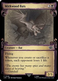 Mirkwood Bats (Showcase Scrolls), Universes Beyond: The Lord of the Rings: Tales of Middle-earth