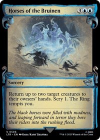 Horses of the Bruinen (Showcase Scrolls), Universes Beyond: The Lord of the Rings: Tales of Middle-earth