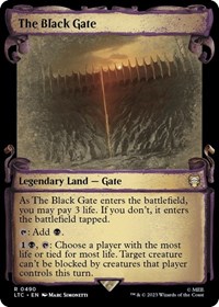 The Black Gate (Showcase Scrolls), Commander: The Lord of the Rings: Tales of Middle-earth