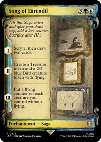Song of Earendil (Showcase Scrolls), Commander: The Lord of the Rings: Tales of Middle-earth