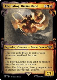The Balrog, Durin's Bane (Showcase Scrolls), Universes Beyond: The Lord of the Rings: Tales of Middle-earth