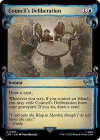 Council's Deliberation (Showcase Scrolls), Universes Beyond: The Lord of the Rings: Tales of Middle-earth
