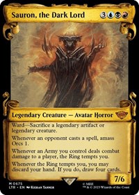 Sauron, the Dark Lord (Showcase Scrolls), Universes Beyond: The Lord of the Rings: Tales of Middle-earth