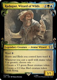 Radagast, Wizard of Wilds (Showcase Scrolls), Commander: The Lord of the Rings: Tales of Middle-earth