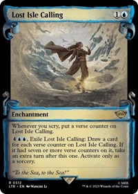 Lost Isle Calling (Showcase Scrolls), Universes Beyond: The Lord of the Rings: Tales of Middle-earth