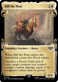 Bill the Pony (Showcase Scrolls), Universes Beyond: The Lord of the Rings: Tales of Middle-earth