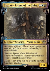 Sharkey, Tyrant of the Shire (Showcase Scrolls), Universes Beyond: The Lord of the Rings: Tales of Middle-earth