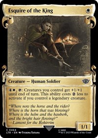 Esquire of the King (Showcase Scrolls), Universes Beyond: The Lord of the Rings: Tales of Middle-earth