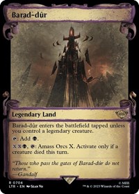 Barad-dur (Showcase Scrolls), Universes Beyond: The Lord of the Rings: Tales of Middle-earth