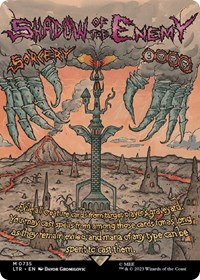 Shadow of the Enemy (Borderless Poster), Universes Beyond: The Lord of the Rings: Tales of Middle-earth