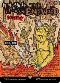 Hew the Entwood (Borderless Poster) (Serial Numbered), Universes Beyond: The Lord of the Rings: Tales of Middle-earth