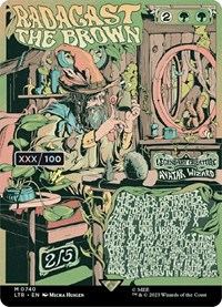 Radagast the Brown (Borderless Poster) (Serial Numbered), Universes Beyond: The Lord of the Rings: Tales of Middle-earth