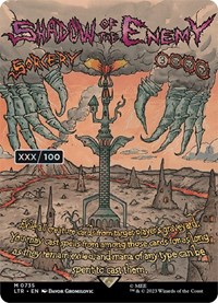 Shadow of the Enemy (Borderless Poster) (Serial Numbered), Universes Beyond: The Lord of the Rings: Tales of Middle-earth