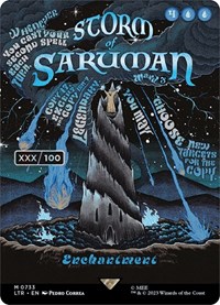 Storm of Saruman (Borderless Poster) (Serial Numbered), Universes Beyond: The Lord of the Rings: Tales of Middle-earth