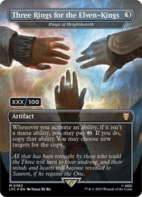 Three Rings for the Elven-Kings - Rings of Brighthearth (Serial Numbered), Commander: The Lord of the Rings: Tales of Middle-earth