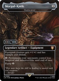 Morgul-Knife - Shadowspear (Serial Numbered), Commander: The Lord of the Rings: Tales of Middle-earth