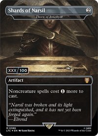 Shards of Narsil - Thorn of Amethyst (Serial Numbered), Commander: The Lord of the Rings: Tales of Middle-earth