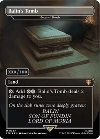 Balin's Tomb - Ancient Tomb (Serial Numbered), Commander: The Lord of the Rings: Tales of Middle-earth