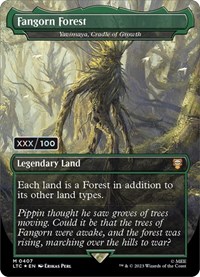 Fangorn Forest - Yavimaya, Cradle of Growth (Serial Numbered), Commander: The Lord of the Rings: Tales of Middle-earth