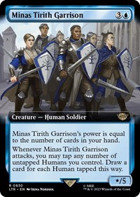 Minas Tirith Garrison (Extended Art), Universes Beyond: The Lord of the Rings: Tales of Middle-earth