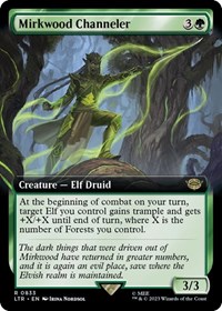 Mirkwood Channeler (Extended Art), Universes Beyond: The Lord of the Rings: Tales of Middle-earth