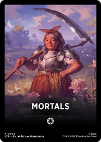 Mortals Theme Card, Universes Beyond: The Lord of the Rings: Tales of Middle-earth