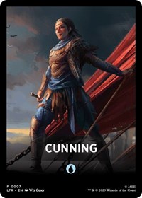 Cunning Theme Card, Universes Beyond: The Lord of the Rings: Tales of Middle-earth