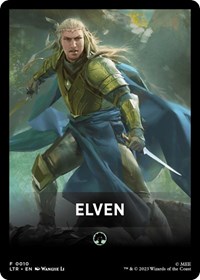 Elven Theme Card, Universes Beyond: The Lord of the Rings: Tales of Middle-earth