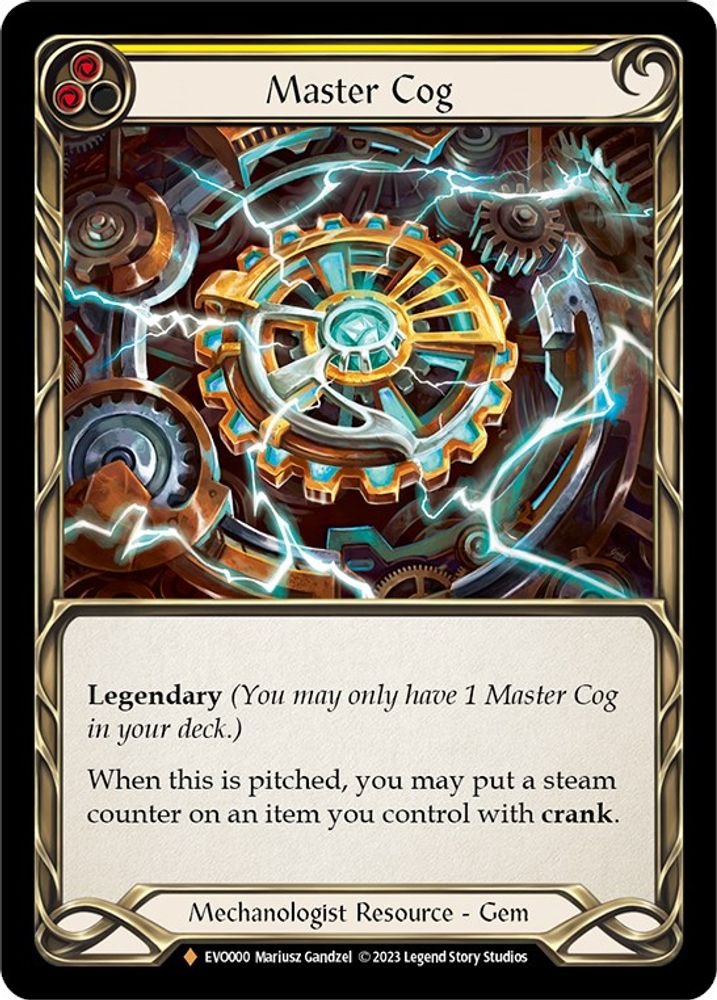 Master Cog, Cold-foil, front