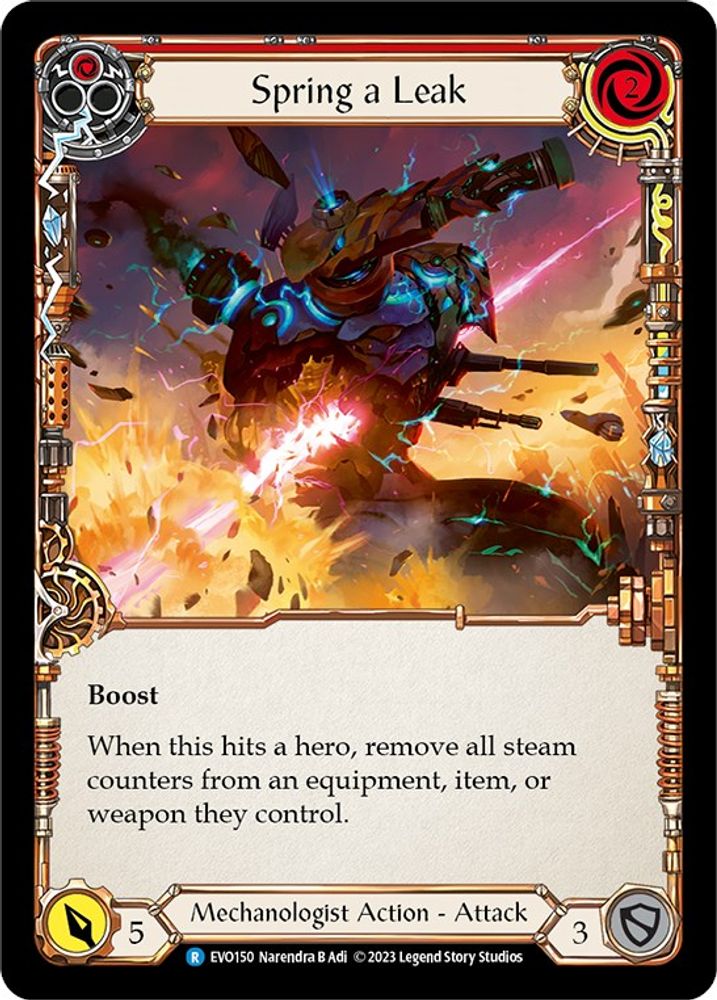 Spring a Leak (Red), Standard, front