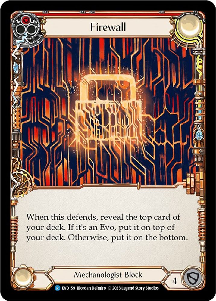 Firewall (Red), Standard, front
